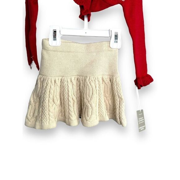 Tahari Holiday Sweater and Skirt Outfit Set NWT 2T - Picture 5 of 6